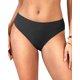 thumbnail image 1 of Braguitas de bikini Zmart, cobertura total, talle medio, color negro, para mujer, 1 of 6