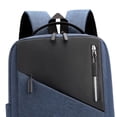 thumbnail image 4 of Vbsqjc Blue Waterproof Business Backpack with USB Charging Port Laptop Backpack 1Pc, 4 of 7
