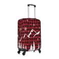 thumbnail image 3 of Kll Christmas Tree Buffalo Plaid Luggage Cover Suitcase Cover Suitcase Protector (Luggage not included)-Large, 3 of 8