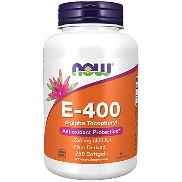 NOW Supplements, Vitamin E400 IU, DAlpha Tocopheryl, Antioxidant