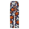 thumbnail image 4 of Basketball Football Pajama Pants Loose Pajamas Female Breathable Home Trousers Leisure Sleeping Pants Large Size, 4 of 6