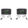 thumbnail image 1 of 2X Golf Cart Battery Meter 48V LED Battery Indicator Battery Gauge Battery Level Meter IP65 for Club Car,Fork Lifts, 1 of 10