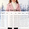 thumbnail image 3 of Kids Wool Winter Overcoat, Hooded Long Sleeve With Pockets, Solid Color Warm Outerwear For Boys Girls Black 4-5Years, 3 of 9