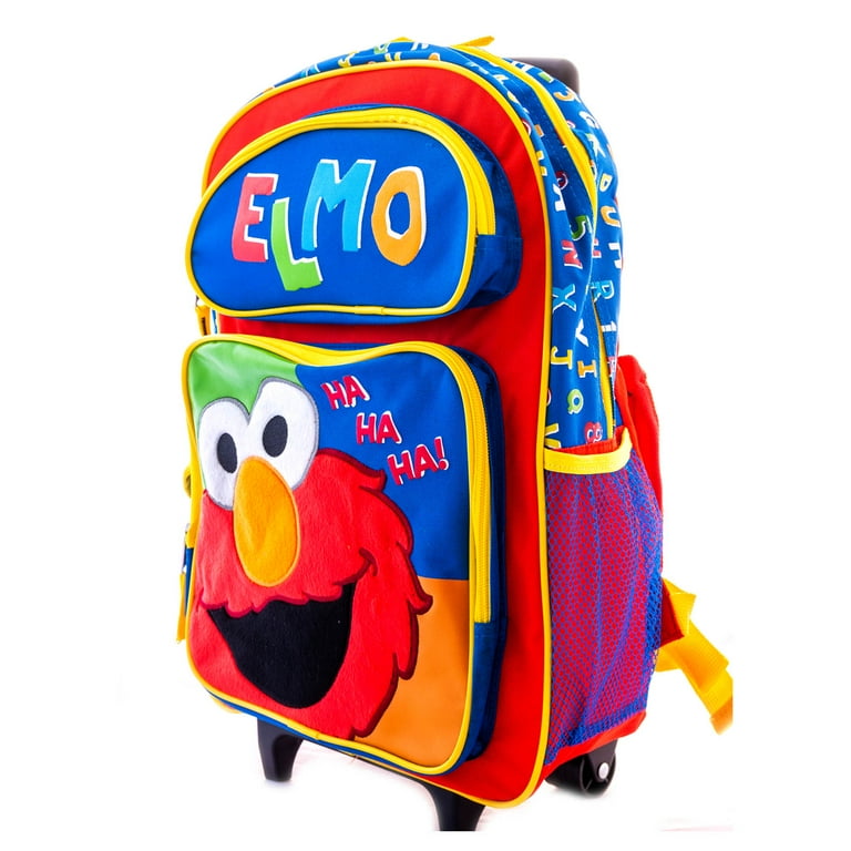 Elmo Large Rolling Backpack 16 inch