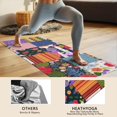 thumbnail image 4 of Pioneer Flower Floral Print Pattern Hot Yoga Mat Towel Non Slip for Hot Yoga - Quick-Drying Yoga Mat Cover with 4 Corner Pockets with Travel Bag - Hot Yoga Towel Non Slip 74"x26", 4 of 6