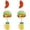 B - Hambuger Watermelon Juice, variant on Food Drink Stud Earrings Set for Women, Cute Food-themed Statement Earring Studs with Rhinestone, Fashion Summer Fun Jewelry Gifts[z2182]