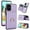 Violet, variant on ELEHOLD Case for Samsung Galaxy A51 4G,Business PU Leather Stand Case with Card Holder & Ring Holder,Black