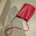 thumbnail image 2 of Bolsa bandolera de hombro de cuero de color puro para mujer de compras vintage Tmvgtek Para Estrenar, 2 of 8