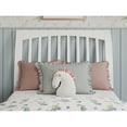 thumbnail image 6 of Roslyn Twin Wood Platform Bed with Panel Footboard and Twin Trundle in White, 6 of 10