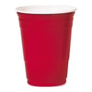 Solo Plastic Party Cold Cups 16oz Red 50/Bag 20 Bags/Carton P16RLRCT
