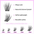 thumbnail image 4 of Extensiones de pestañas VEYESBEAUTY Lash Clusters Individual, 4 of 7