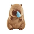 thumbnail image 4 of Capibara de peluche de juguete, figura de juguete de capibara con mocos, coche de retirada, decoración del hogar de dibujos animados, juguete de, 4 of 9