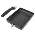 thumbnail image 3 of 1pc Practical Square Shape Frying Pan Non-stick Pan Breakfast Pan for Kitchen, 3 of 4