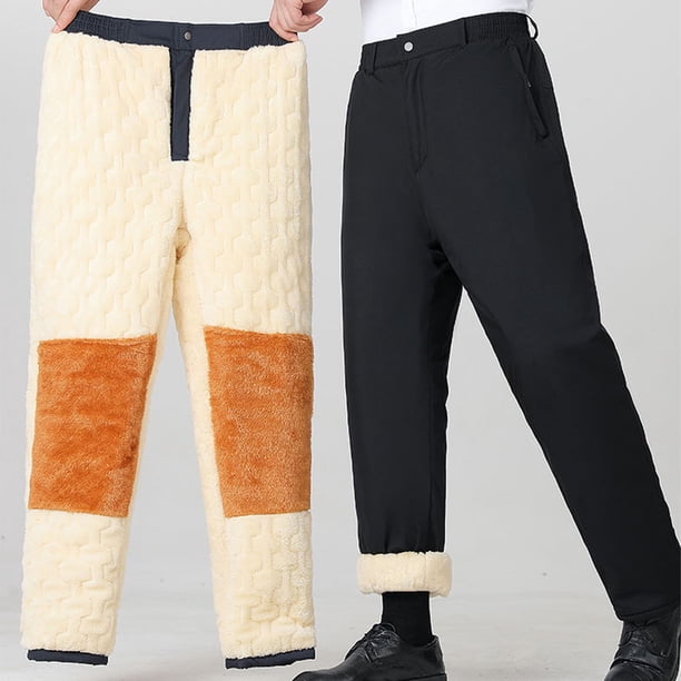 Puntoco Pantalones de negocios informales, finos y de pierna recta para uso diario para hombre