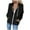 Black, variant on Women's Plus Size Full Zip up Hoodie Jacket Lightweight Long Sleeve Hooded Sweatshirt Coat with Pockets