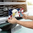 thumbnail image 4 of Eagle American Flag License Plate,Statue of Liberty Decorative Car Front,Metal Car Plate,License Plate,Vanity Tag, Noverlty License Plate for Men/Women/Boy/Girls Car 6×12 Inch, 4 of 14