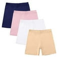 thumbnail image 2 of Cowsor Girls Bike Shorts Cartwheel Breathable and Safety Biker Under Dress Dance Shorts Kids Clothes 4 Pack, 2 of 7