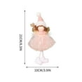 thumbnail image 2 of HongHeng Christmas Decor Under $5 Christmas Decoration Hanging Piece Mesh Skirt Dance Angel Hanging Decoration Girl Christmas Pendant, 2 of 3