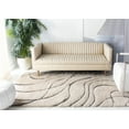 thumbnail image 3 of SAFAVIEH Florida Tamzen Abstract Shag Area Rug, Cream/Grey, 9'6" x 13', 3 of 14