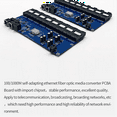 thumbnail image 2 of Conmutador de fibra Gigabit Ethernet, convertidor de medios, 8 puertos, 2 transceptores ópticos RJ45, 20 km, SC, monomodo (B), 2 of 8
