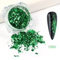 thumbnail image 1 of Copos de ópalo de fuego de cristal, lentejuelas para uñas, purpurina holográfica púrpura, polvo cromado DIY para uñas de primavera, lentejuelas de manicura GL1857 Tan Jianjun unisex, 1 of 2