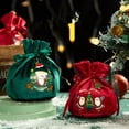 thumbnail image 2 of Bolsa de regalo de Papá Noel y muñeco de nieve, adornos navideños para el hogar, Año Nuevo, 2024, 2023, 2 of 4