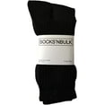 thumbnail image 3 of Yacht & Smith 12 Pairs of Women's Classic Crew Socks with Full Cushion Cotton Blend, Sock Size 9-11 (Black), 3 of 4