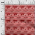 thumbnail image 2 of oneOone Polyester Spandex Red Fabric Abstract Stripe Dress Material Fabric Print Fabric By The Yard 56 Inch Wide, 2 of 5