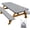 Grey, variant on SENLINK Picnic Table Cover with Bench Covers, Camping Essentials, Waterproof Windproof Tablecloth with Drawstring Bag, Fitted Rectangle Tables and Seats, 72in，Black