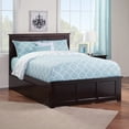 thumbnail image 2 of AFI Madison Full Wood Platform Bed with Matching Footboard & Full Trundle, Espresso, 2 of 6