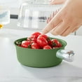 thumbnail image 5 of RKSTN Double Drainage Basket Double Layer Strainer Basket with Water Release Ergonomic Grip Versatile for Kitchen Use Rinse and Serve Produce Vegetables, 5 of 5