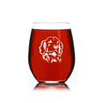 thumbnail image 2 of C&M Personal Gifts 17 oz Golden Retriever Dog Themed Stemless Wine Glass (Style G2), 2 of 5