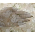 thumbnail image 4 of oneOone Viscose Chiffon Tan Fabric Florals Craft Projects Decor Fabric Printed By The Yard 42 Inch Wide-RVO, 4 of 4
