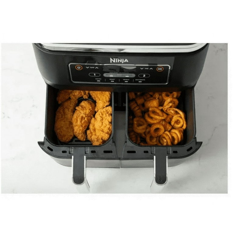 Ninja DZ401 Foodie 6-in-1 XL 10 qt 2-Basket Air Fryer for Sale in