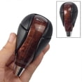 thumbnail image 5 of Walnut Leather Chrome Automatic Transmission Gear Shift Knob For Lexus Rx350 Rx450h Is250 Is350 Es300 Es350 Gs300 Gs350 Ls460, 5 of 5