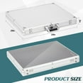 thumbnail image 3 of 24"x20" Trade Show Display Case Sports Card Portable Aluminum Showcase Table Top Locking Display Case for Jewelry Trading Cards Collectibles, 3 of 6