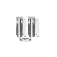 thumbnail image 4 of Thermaltake ASTRIA 600 ARGB CPU Cooler; 6 Copper Heat Pipes; 2x120mm PWM Fans; 500~1800RPM; Dual Tower; Intel/AMD; 265W TDP; White; CL-P139-CA12SW-A, 4 of 11