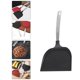 thumbnail image 4 of Pala antiadherente para cocinar, espátula para freír pescado, utensilio de cocina, pala para carne (negra), 4 of 4