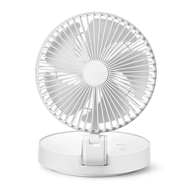 Kearding Cabezal de ventilador de que sacude 8.5W DC 2A / 5V Velocidad del viento Enfriador de aire silencioso Suministro de oficina Ventiladores de Accesorios para electrodomésticos 4000mA Blanco Kearding HA062685-01B