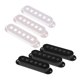 thumbnail image 1 of 6 Piezas Cubre Pastillas Negras, Blancas Funda de Bobina para Principiantes Producción Instrumentos Musicales, 1 of 9