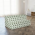 thumbnail image 4 of Abstract Foldable Mattress, Onigiri Japanese Rice Art, 78.7" x 47.2", Pale Green Dark Green, by Ambesonne, 4 of 6