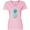 AD-Pink, variant on Inktastic Blue and Green Pineapple Women's V-Neck T-Shirt