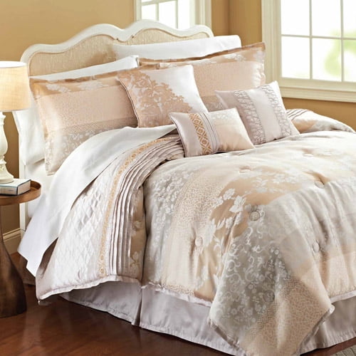 Better Homes Gardens Queen Merona Comforter Set 7 Piece Walmart Com Walmart Com