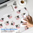 thumbnail image 4 of Long Mouse Pads for Desk,White Cow Head Pattern Desk Mats on Top Of Desks, Desk Mouse Pad Extra Large with 3mm Non-Slip Base and Stitched Edge for Gaming,Office,Work,Home 31.5"x11.8", 4 of 6