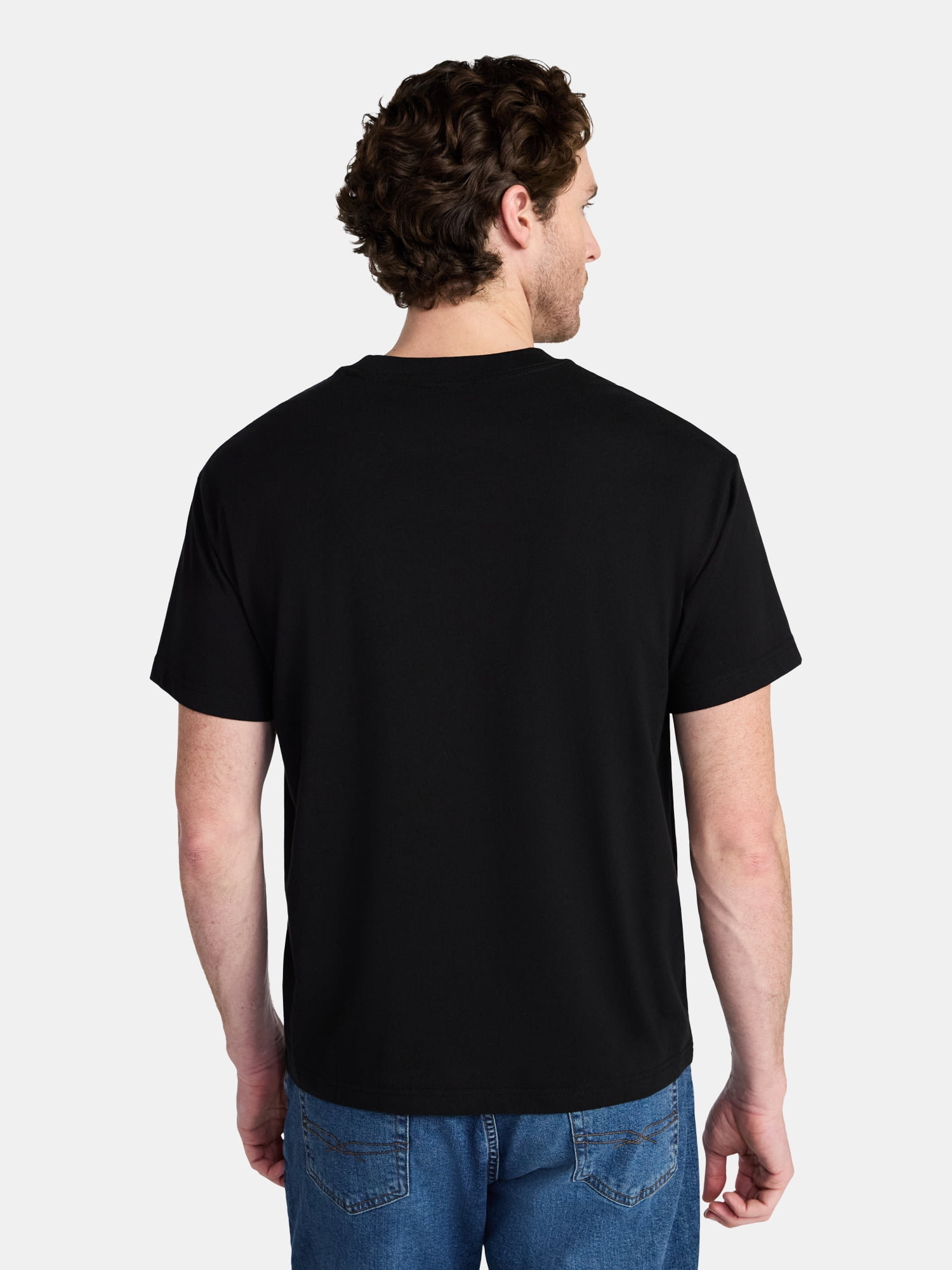The Mandalorian Men's and Big Men's Mando and Grogu Graphic Tee with Short Sleeves, Sizes S-3XL