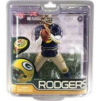 McFarlane Toys NFL Sports Picks Series 29 Action Figure Aaron Rodgers Green Bay Packers Retro Uniform Silver Collector Level Cha