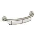thumbnail image 3 of Moen R2356DBN Safety 16-inch Bathroom Grab Balance Assist Bar with Shelf, Brushed Nickel, 3 of 5
