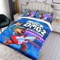 thumbnail image 3 of Rock Dog Conjunto de sábanas temático, trío de piezas, cómodo y amigable con la piel, diseño único, regalo de decoración para el hogar para familiares, amigos y fans,135cm *200cm, 3 of 6