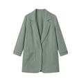 thumbnail image 6 of Hurxie Blazers for Women Casual Oversized Open Front Cardigan Long Sleeve Jackets Business Office Business Suit Blazer Gray,XL, 6 of 6