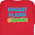 thumbnail image 4 of Inktastic Cricket player in training Boys or Girls Long Sleeve Toddler T-Shirt, 4 of 5